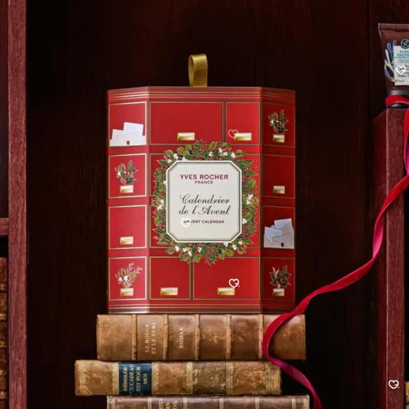 Yves Rocher Adventskalender 2026 in weihnachtlicher Inszenierung