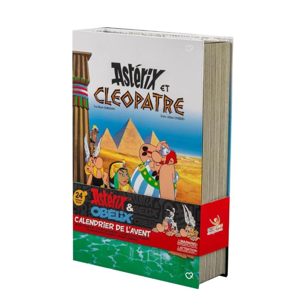 Cinereplicas Asterix & Cléopâtre Adventskalender 2026 im Album-Format, geschlossen
