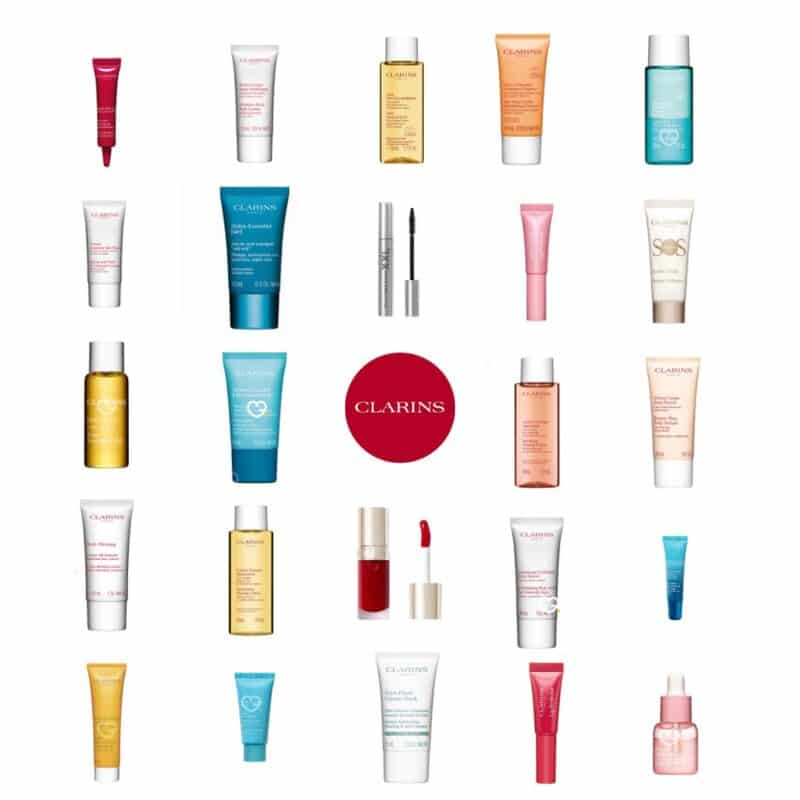 Die 24 Produkte des Clarins Adventskalenders 2026 im Überblick