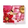Verpackungsdetail des Clarins Adventskalenders 2026 in Rot und Gold
