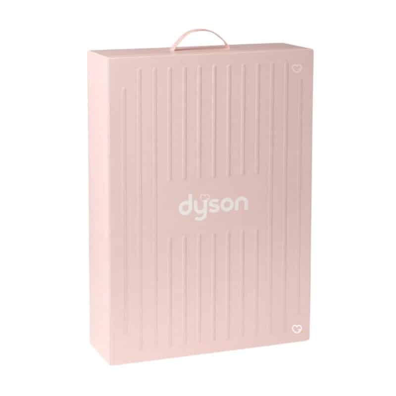 Dyson Adventskalender 2026 in Ceramic Pink, geschlossene Box mit Griff
