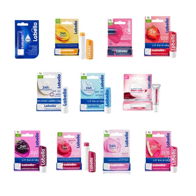 Labello Fruity Shine und Pflegeprodukte des KISSMAS Kalenders 2026 im Detail