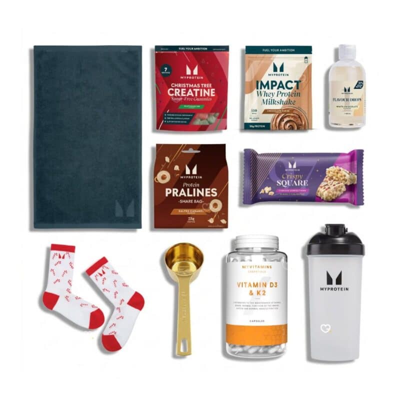 Spoiler Myprotein Adventskalender 2026, wiederverwendbare Fitness-Accessoires