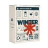 Myprotein Adventskalender 2026 Verpackung, geschlossene Box mit Winter-Arc-Motiv auf weißem Hintergrund