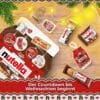 Nutella Adventskalender 2026 geöffnet mit sichtbaren Türchen und Countdown