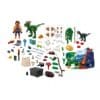 Gesamter Inhalt des Playmobil Dino-Expedition 72225, alle 71 Teile im Überblick