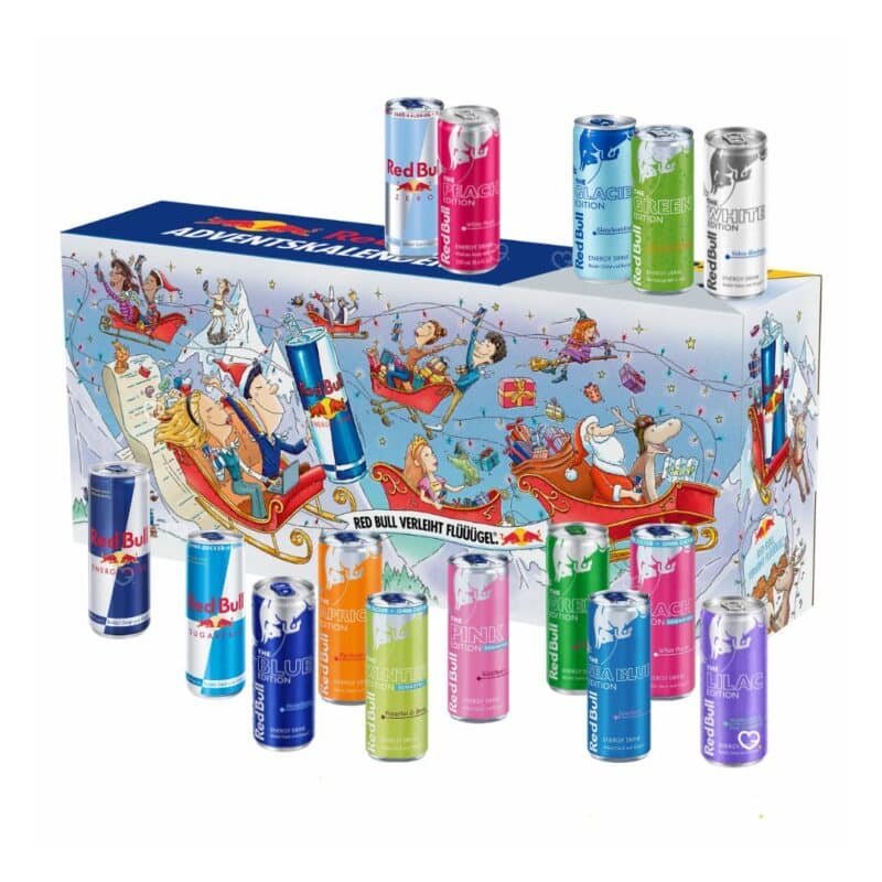 Red Bull Adventskalender 2026, Editions im Detail