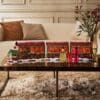 Rituals Premium Adventskalender 2026 im Zugdesign auf einem Wohnzimmertisch