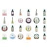Komplette Produktübersicht des The Body Shop Adventskalenders 2026 in Reisegröße