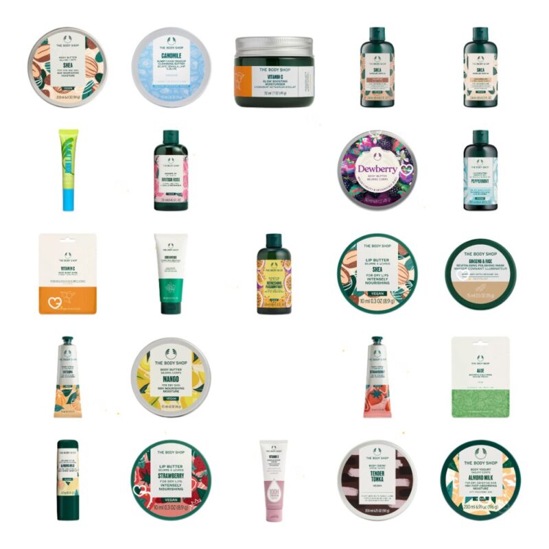 Alle Produkte des The Body Shop Ultimate Adventskalender 2026 im Detail