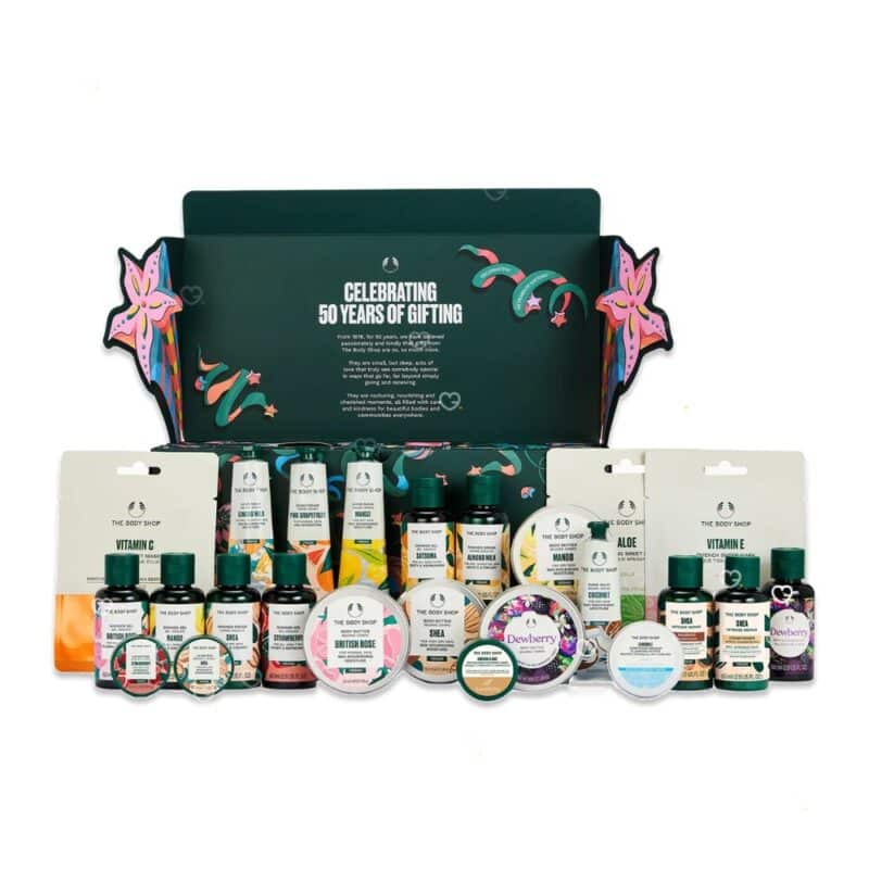 Alle 24 Produkte des The Body Shop Adventskalenders 2026 im Überblick