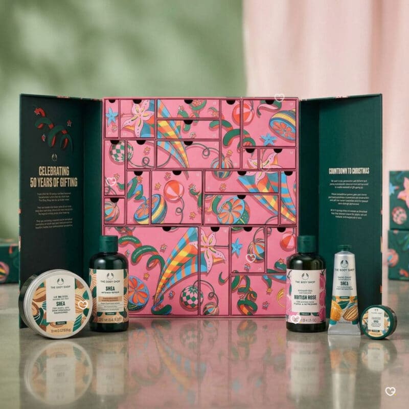 The Body Shop Ultimate Adventskalender 2026, Auswahl der enthaltenen Pflegeprodukte