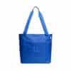 3INA Adventskalender 2026, wasserfester Electric-Blue Tote Bag von vorne