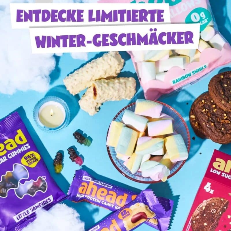 ahead Wonderland Adventskalender 2026 mit limitierten Winter-Snacks, Marshmallows und Gummies