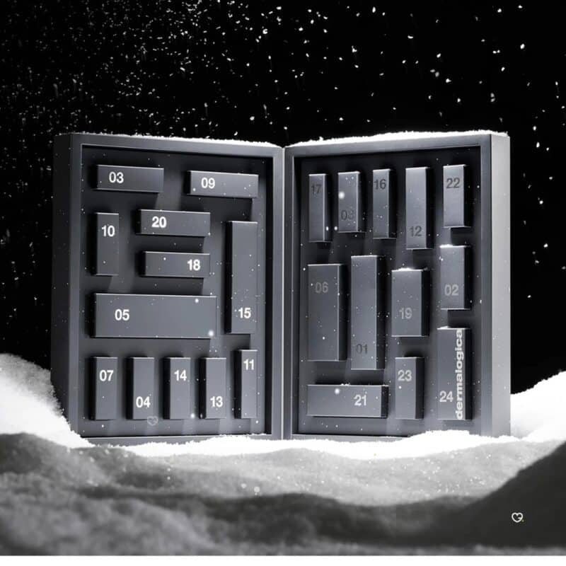 Dermalogica Adventskalender 2026 geöffnet, 24 nummerierte Türchen
