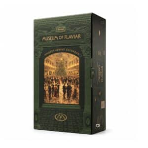 Flaviar Adventskalender 2026 Museum of Flaviar, geschlossene Box vor weißem Hintergrund