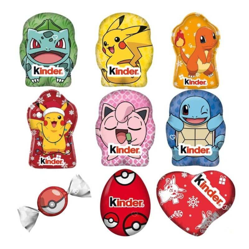 kinder Pokémon Adventskalender 2026, alle 24 Schokoladen und Figuren ausgepackt