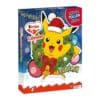 kinder Pokémon Adventskalender 2026, Vorderseite mit Pikachu-Motiv vor weißem Hintergrund