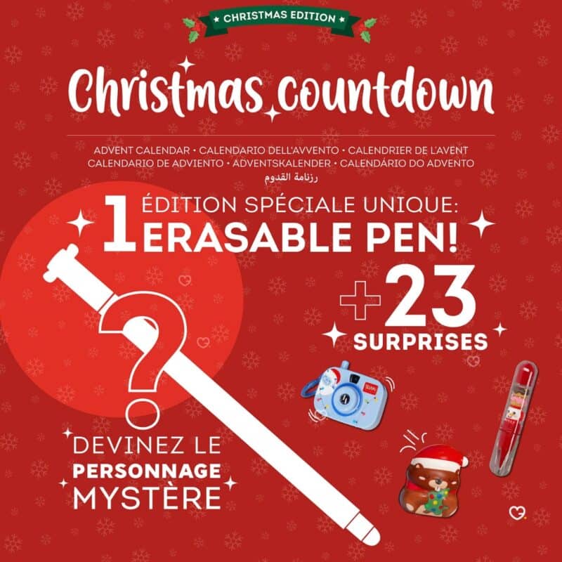 Legami Adventskalender 2026 Dream Peaks Sonderedition mit löschbarem Stift und Mystery-Figur