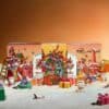 Monin Adventskalender 2026 geöffnet mit nummerierten Türchen