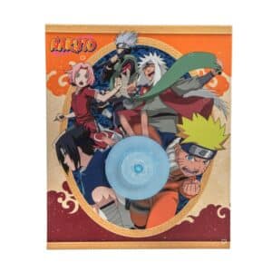 Naruto Rasengan Adventskalender 2026, Vorderseite der Box mit Team 7 und Rasengan-Spinner