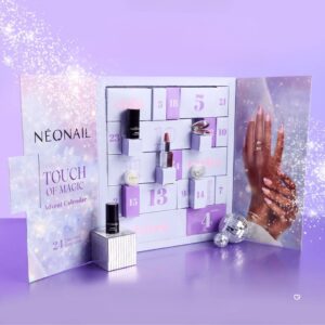 NÉONAIL Adventskalender 2026 geöffnet mit sichtbaren Produkten