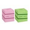 Nespresso Original Adventskalender 2026 x Swarovski, rosa und grüne Geschenkbox auf weißem Hintergrund