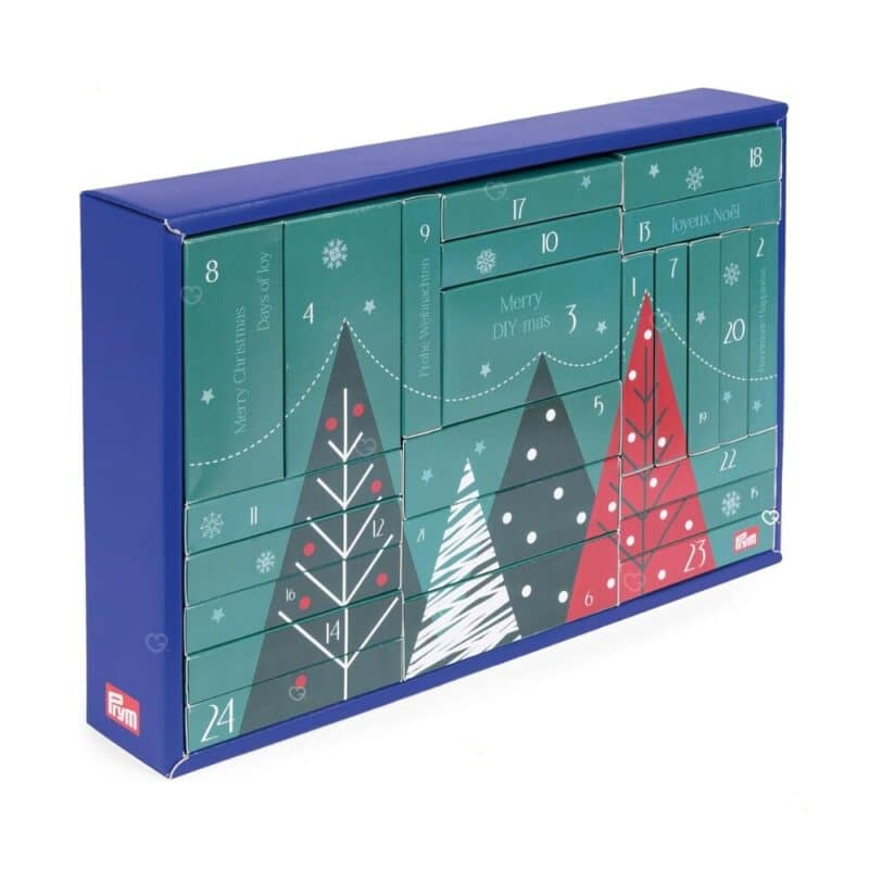 Prym DIY Adventskalender 2026 Verpackung in Schraegansicht