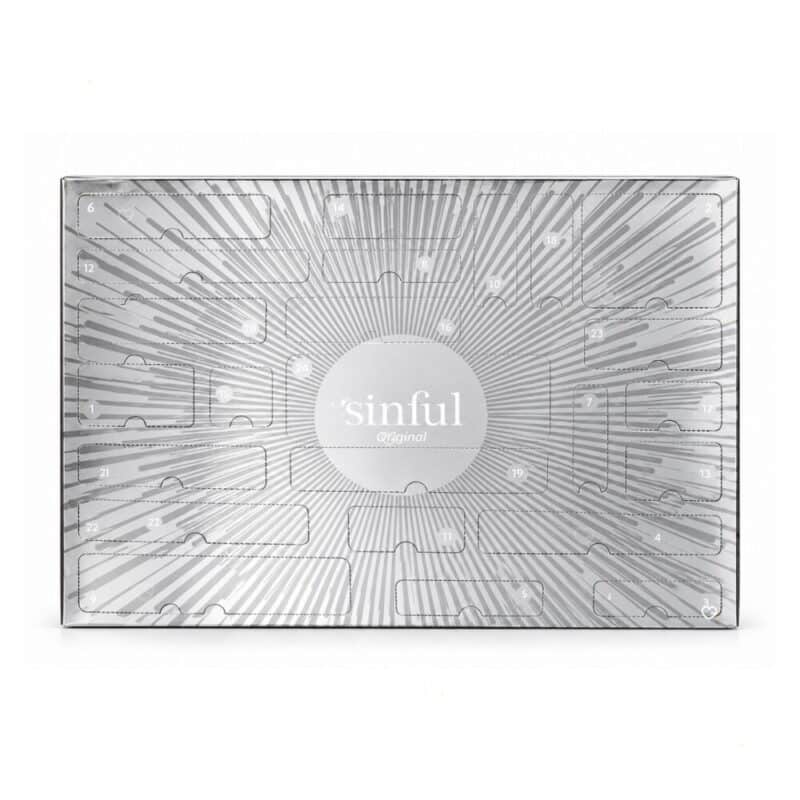Sinful Original Adventskalender 2026, silbernes Set mit 24 Türchen