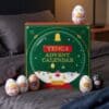 Tenga Adventskalender 2026 mit sechs Tenga Eggs im Schlafzimmer