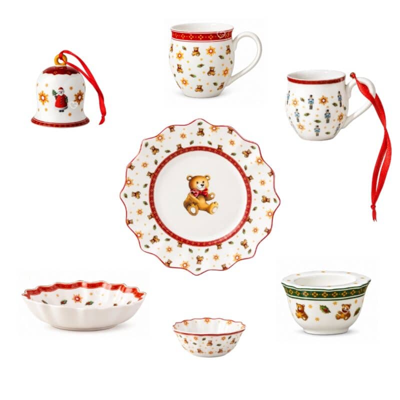 Villeroy & Boch Adventskalender 2026 Porzellan Geschirrteile Detailansicht