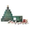Yankee Candle Baum Adventskalender 2026, aufgebauter Baum neben der Verpackung